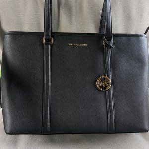 MICHAEL KORS SADY LEATHER TOTE BAG